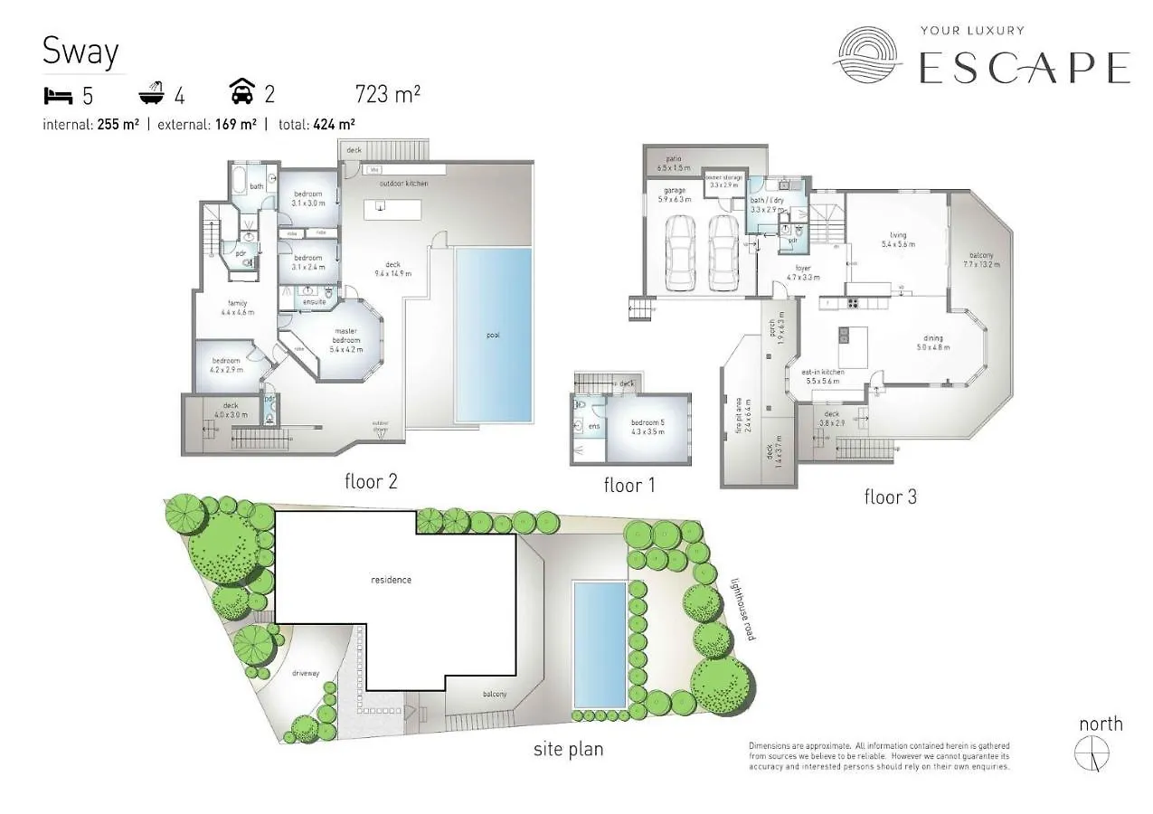Sway - Stunning 5 Bedroom House With Pool Ferienhaus *