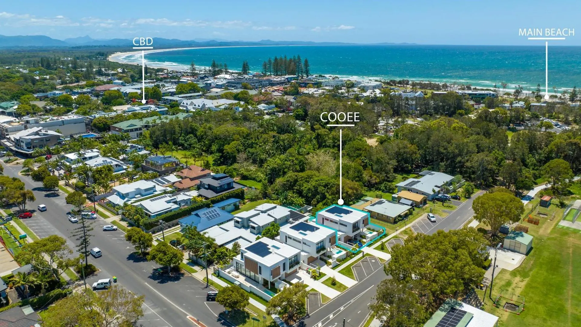 Cooee -brand New With Private Pool 350m To Beach! 바이런베이