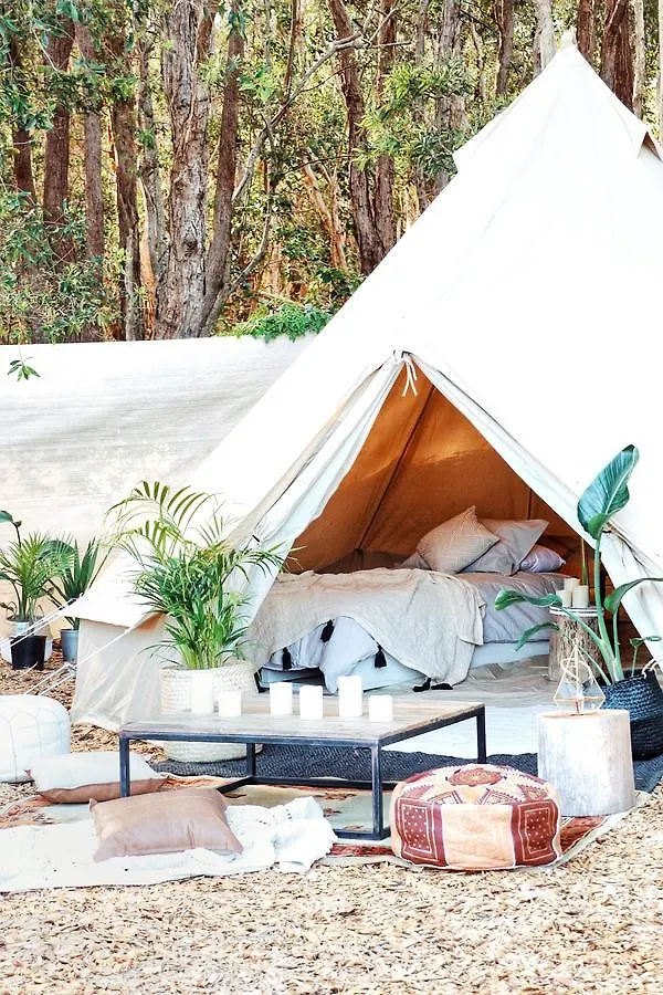 The Village Glamping Роскошный шатер Байрон-Бей